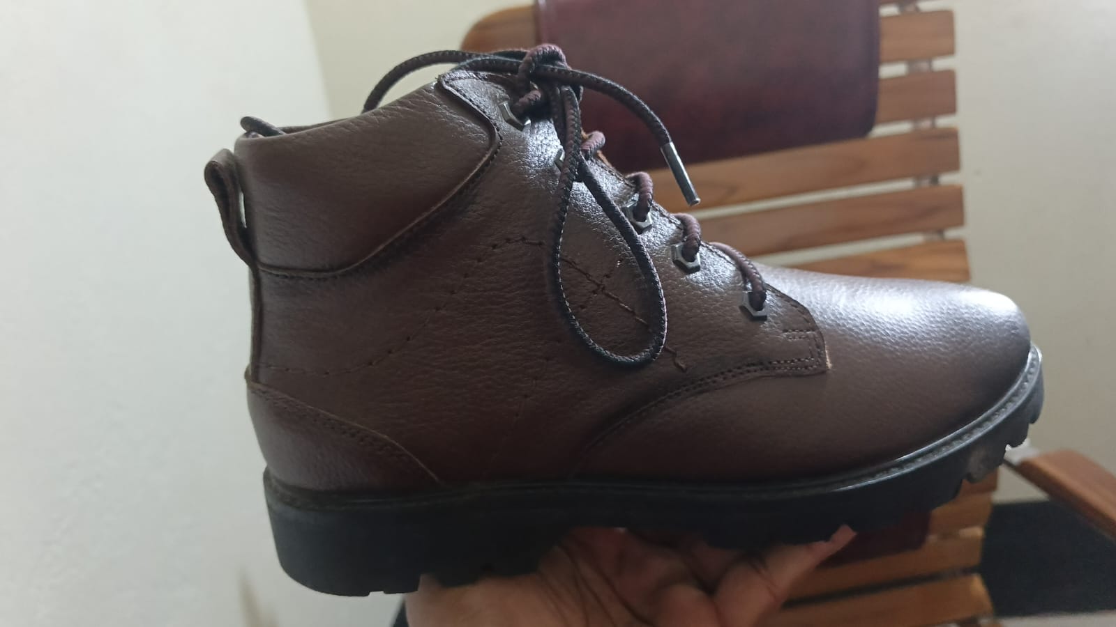 Leather Lace-Up Boot – Premium Ankle Boot