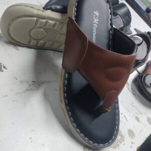 Classic Leather Brown Toe Sandal