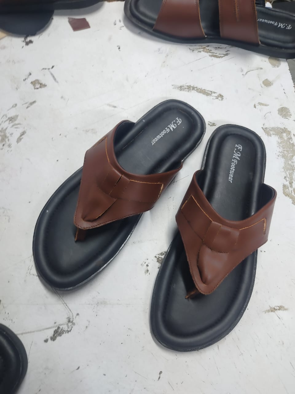 Brown Comfort Leather Sandal