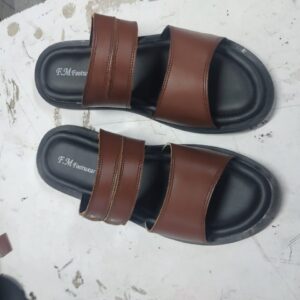 Men's Brown Slip-on Sandal